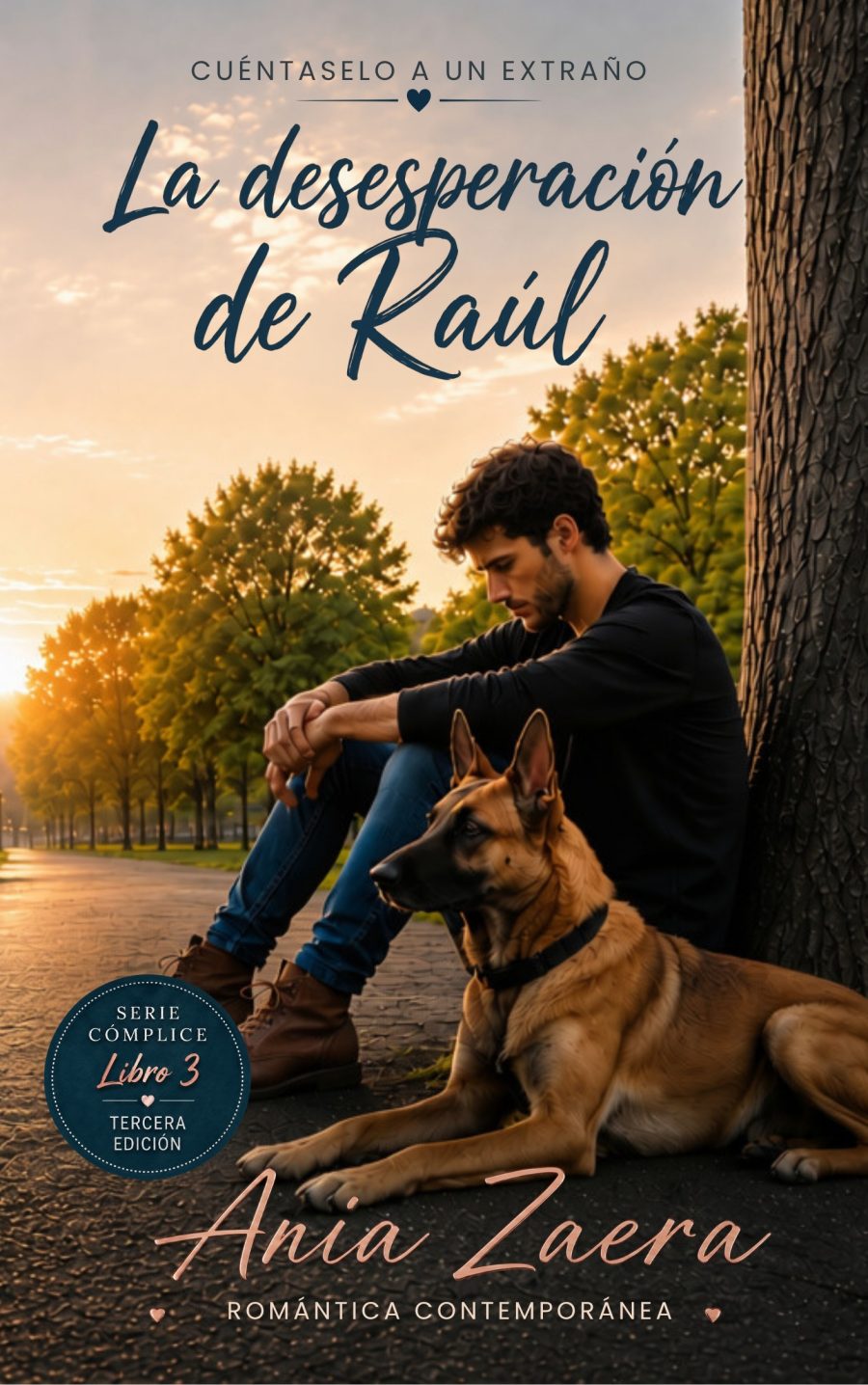 La desesperación de Raúl de Ania Zaera. Novela romántica contemporánea de sagas familiares, segundas oportunidades y suspense romántico